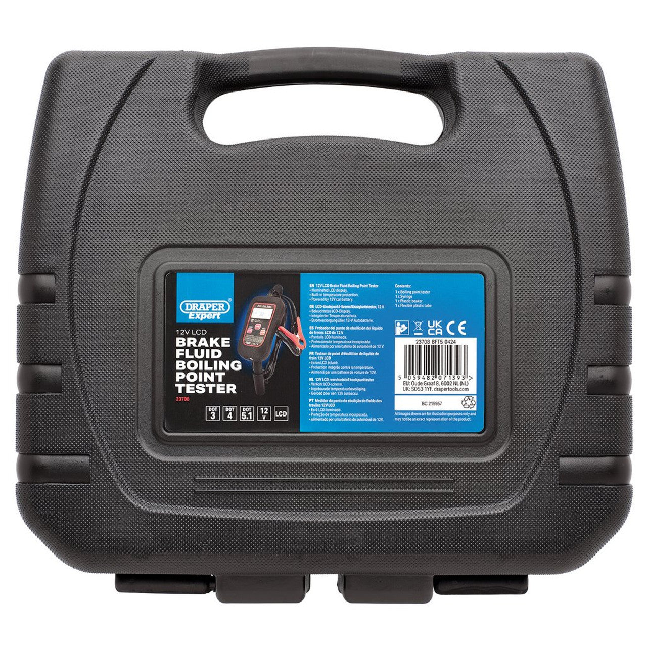 Draper 23708 Expert 12V LCD brake fluid boiling point tester