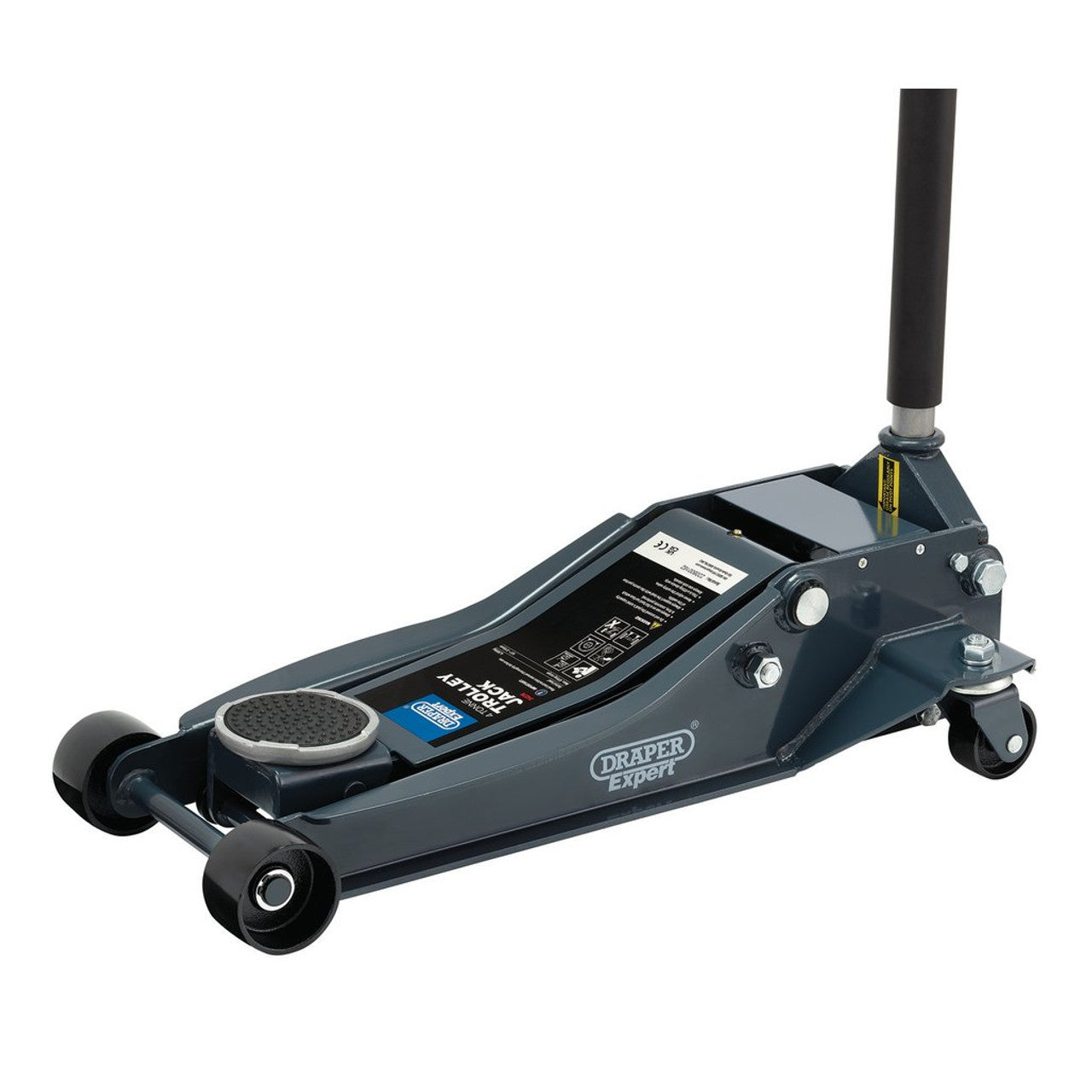 Draper 24276 expert professional low profile garage trolley jack, 4 tonne