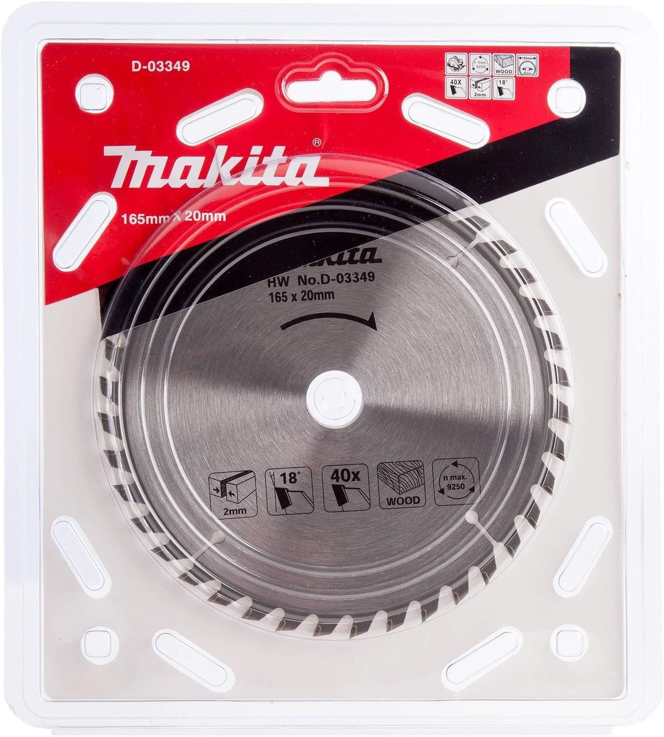 Makita 3-Pack Circular saw blade, Standard T.C.T, 165 x 20 mm, 40 T
