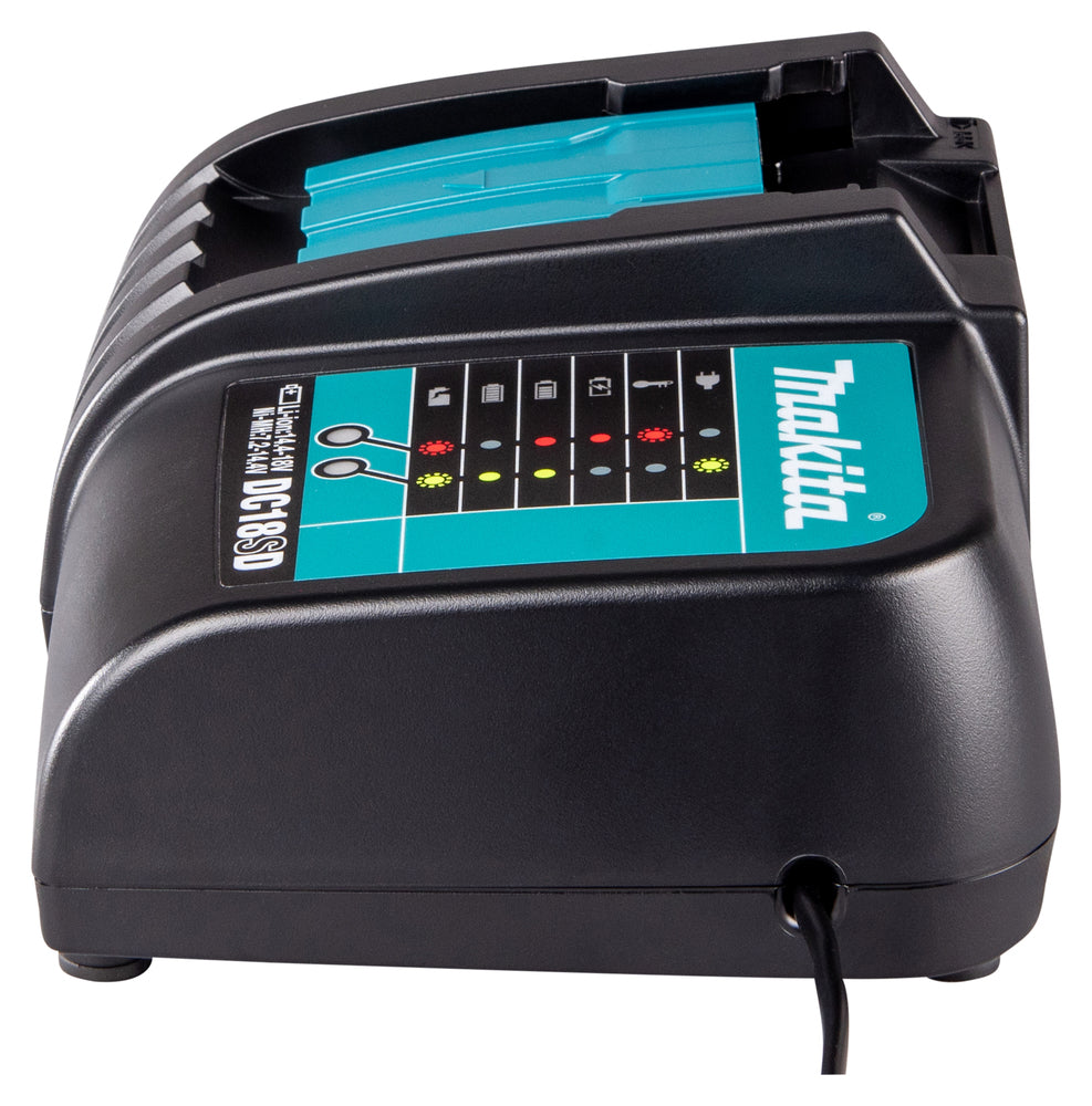 Makita DC18SD fast charger or 14.4V and 18V Li-ion batteries, 240V