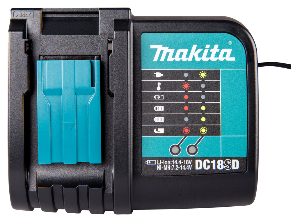 Makita DC18SD fast charger or 14.4V and 18V Li-ion batteries, 240V