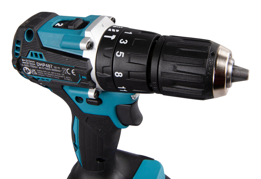 Makita brushless combi drill 40Nm (Compact) 18V LXT - DHP487Z, body only