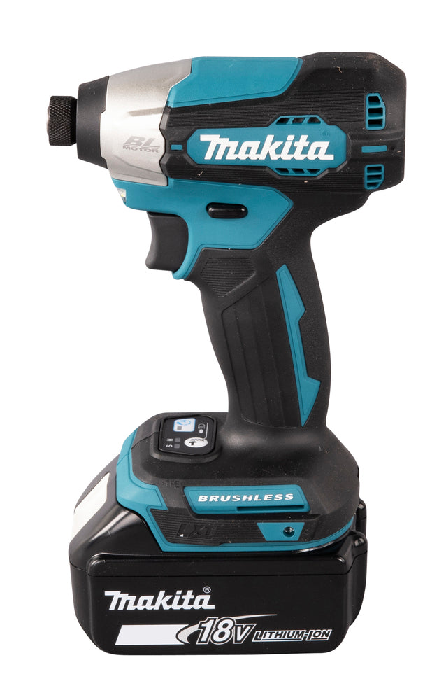 Makita DLX2414ST Brushless Combi twin Kit LXT, DHP487Z Drill and DTD157 Impact Driver- 2 batteries and charger