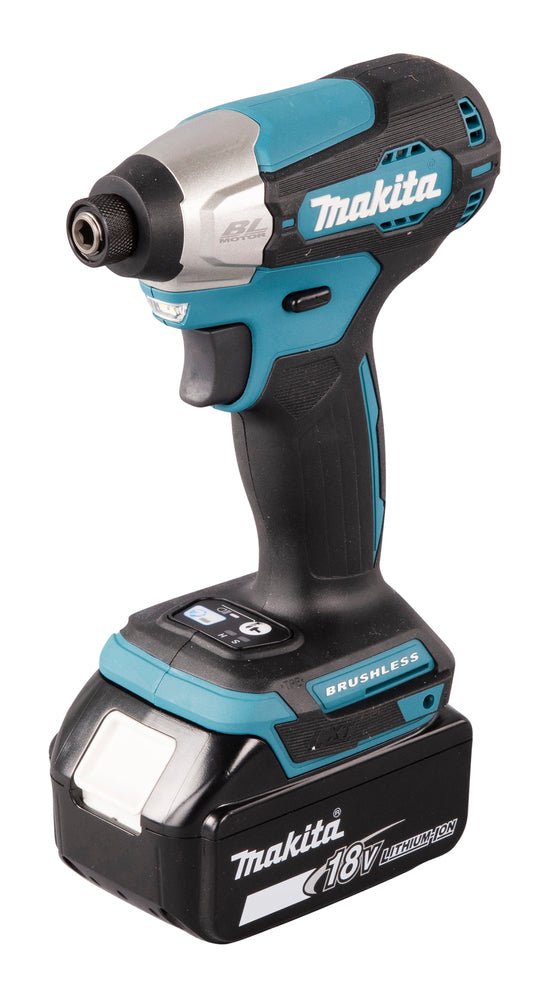 Makita DLX2414ST Brushless Combi twin Kit LXT, DHP487Z Drill and DTD157 Impact Driver- 2 batteries and charger