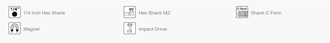 Makita Torsion screw bit set Impact Premier, 11 pcs