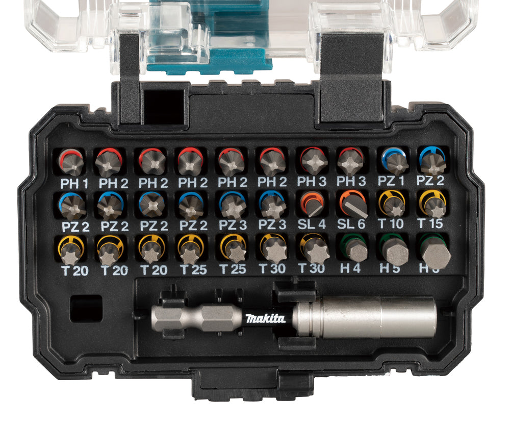 Makita Torsion screw bit set Impact Premier, 31 pcs