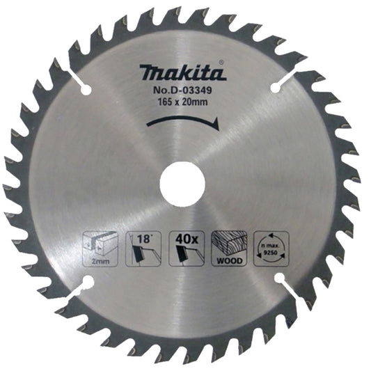 Makita 3-Pack Circular saw blade, Standard T.C.T, 165 x 20 mm, 40 T