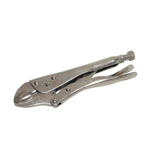 Silverline PL100 Self Locking Pliers 220mm Curved