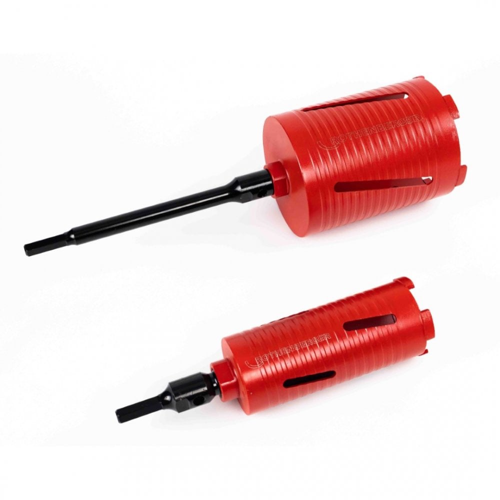 Rothenberger 89020 dry diamond core drill set 12 piece